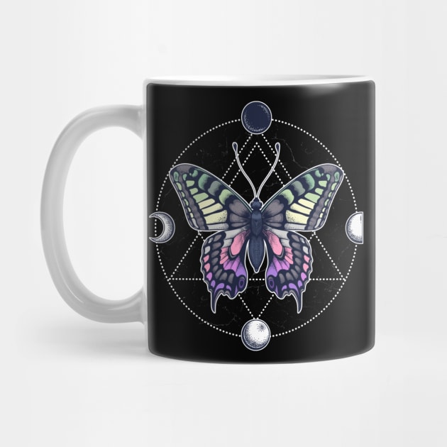 Genderfae Butterfly LGBT Pride Flag by Psitta